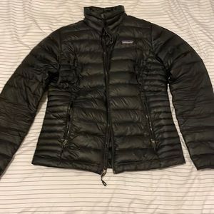Black Patagonia down jacket